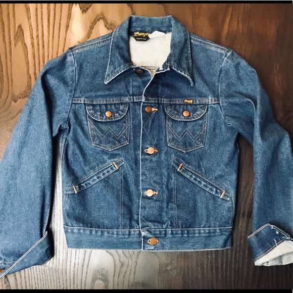Wrangler Jackets & Blazers - Vintage Wrangler Western Denim Jean Jacket Size 18
